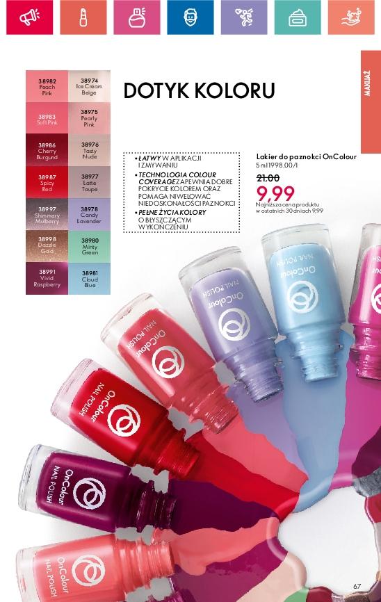 Gazetka promocyjna Oriflame str. 67