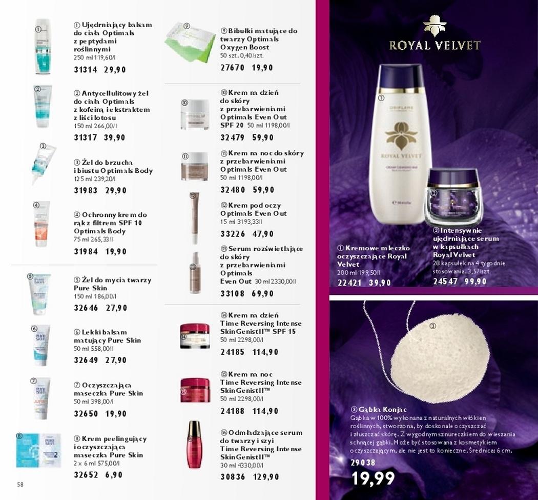 Gazetka promocyjna Oriflame str. 58