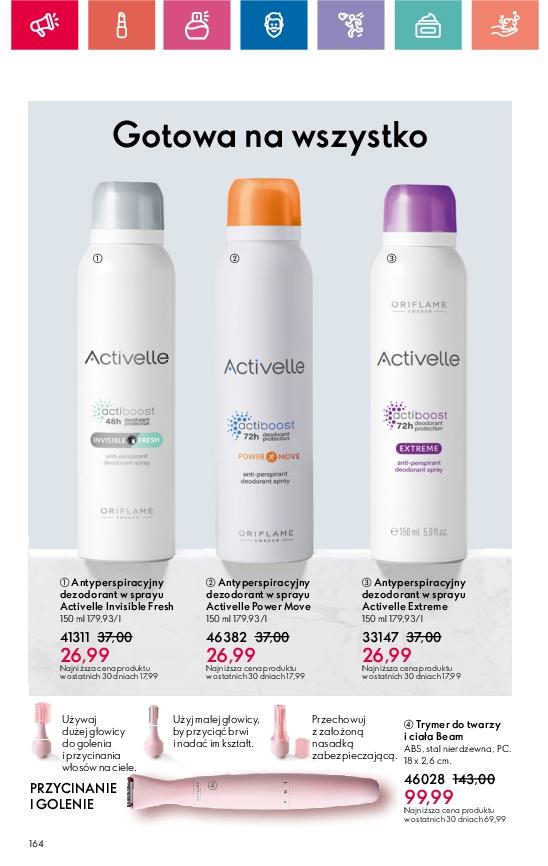 Gazetka promocyjna Oriflame str. 164