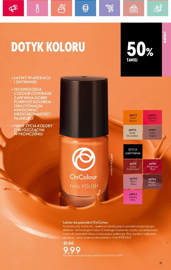 Gazetka promocyjna Oriflame str. 81