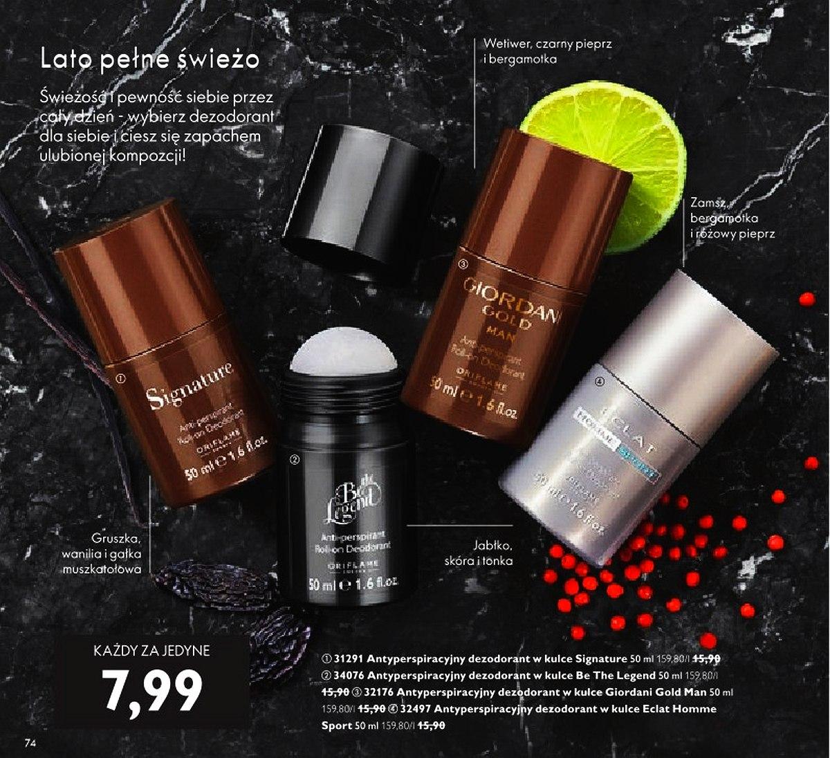Gazetka promocyjna Oriflame str. 74