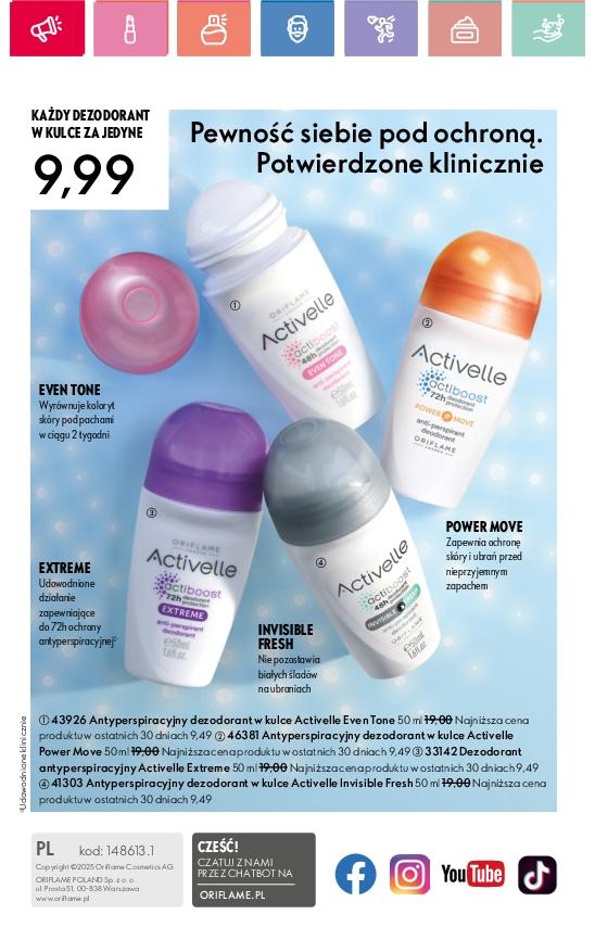 Gazetka promocyjna Oriflame str. 164