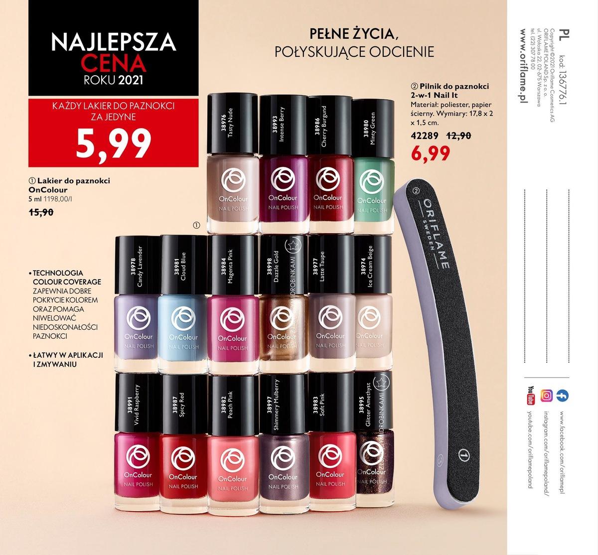 Gazetka promocyjna Oriflame str. 136