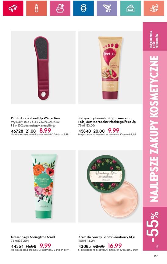 Gazetka promocyjna Oriflame str. 165