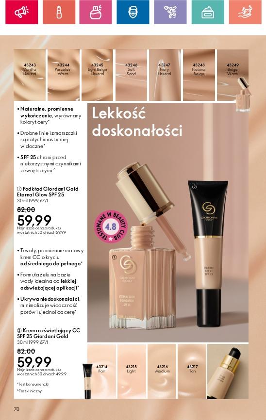 Gazetka promocyjna Oriflame str. 70
