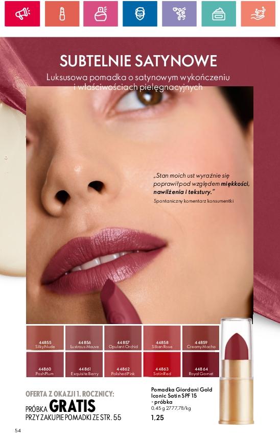 Gazetka promocyjna Oriflame str. 54