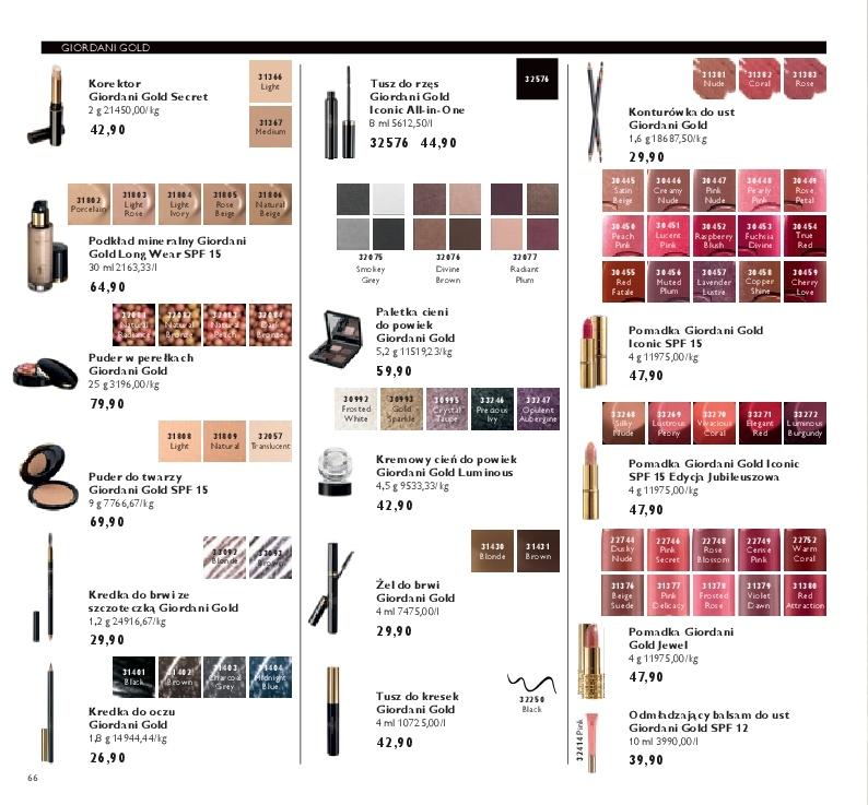 Gazetka promocyjna Oriflame str. 66