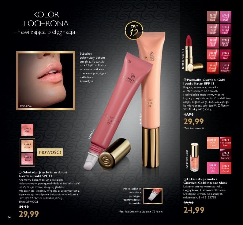 Gazetka promocyjna Oriflame str. 74
