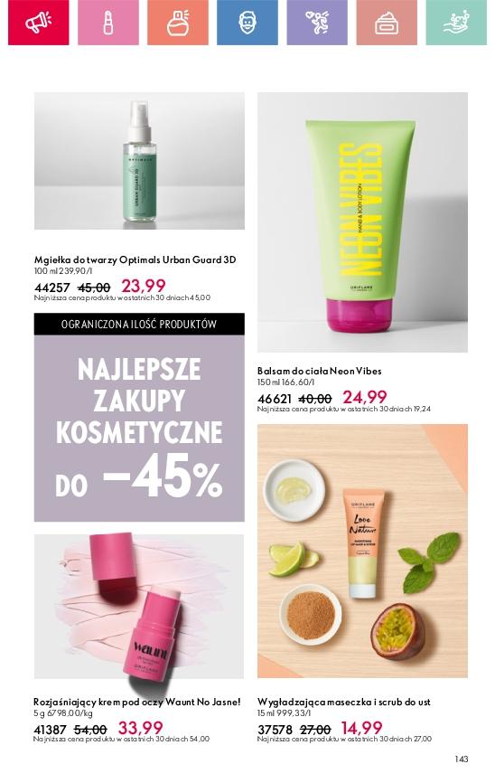 Gazetka promocyjna Oriflame str. 143