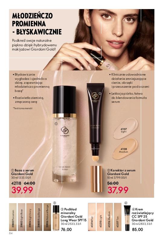 Gazetka promocyjna Oriflame str. 84