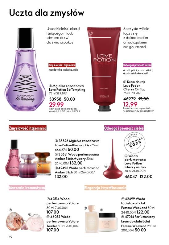 Gazetka promocyjna Oriflame str. 92