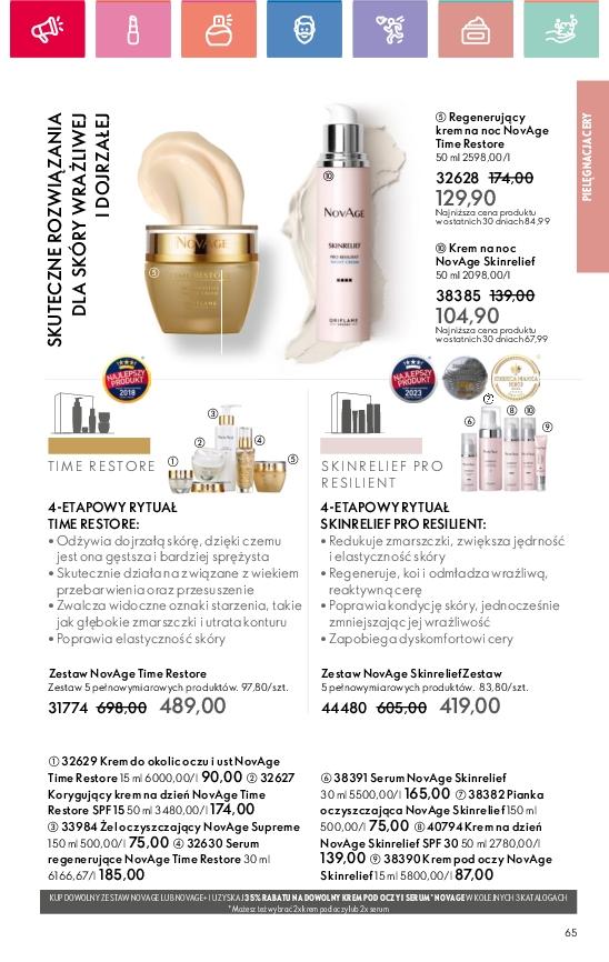 Gazetka promocyjna Oriflame str. 65
