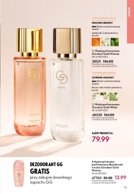 Gazetka promocyjna Oriflame str. 57