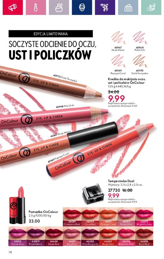 Gazetka promocyjna Oriflame str. 78