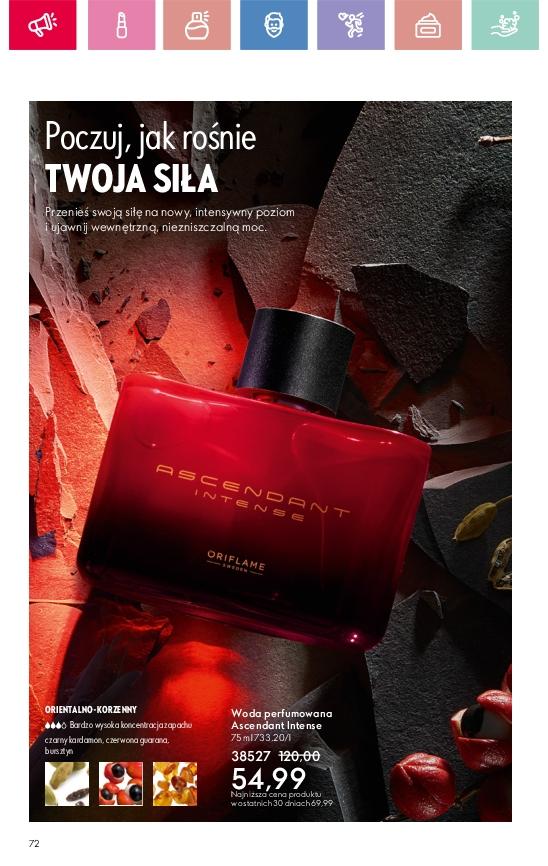 Gazetka promocyjna Oriflame str. 72