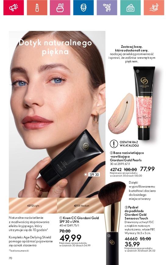 Gazetka promocyjna Oriflame str. 70