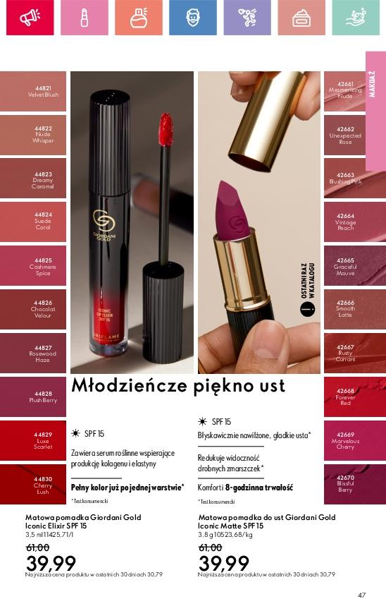 Gazetka promocyjna Oriflame str. 47