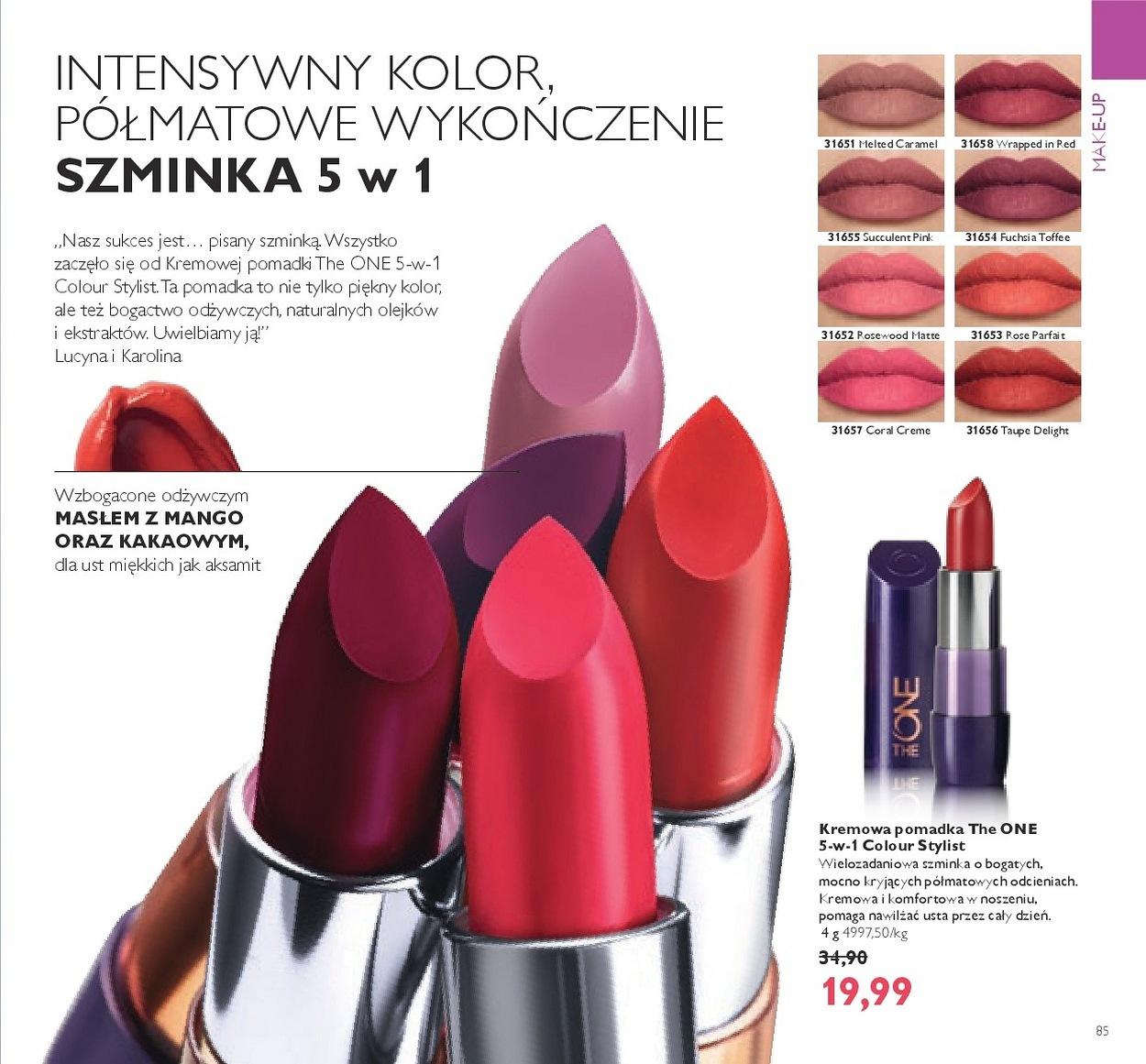 Gazetka promocyjna Oriflame str. 85