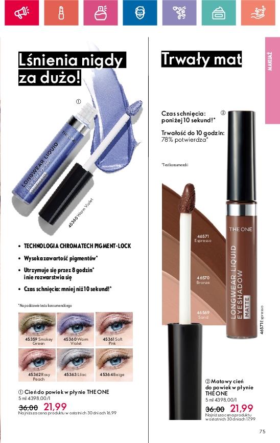 Gazetka promocyjna Oriflame str. 75