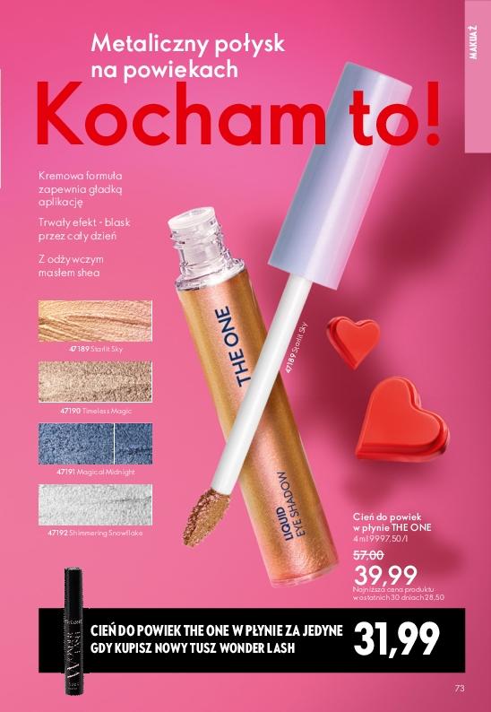 Gazetka promocyjna Oriflame str. 73