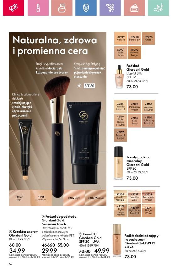Gazetka promocyjna Oriflame str. 52