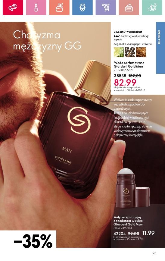 Gazetka promocyjna Oriflame str. 73