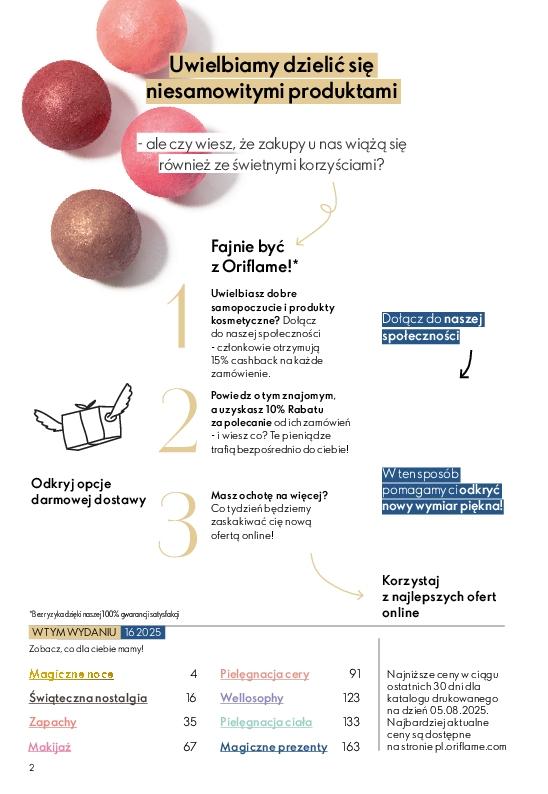 Gazetka promocyjna Oriflame str. 2