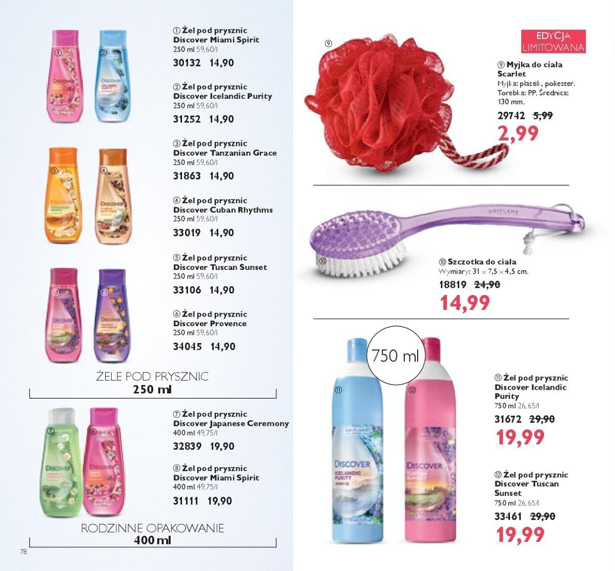 Gazetka promocyjna Oriflame str. 78