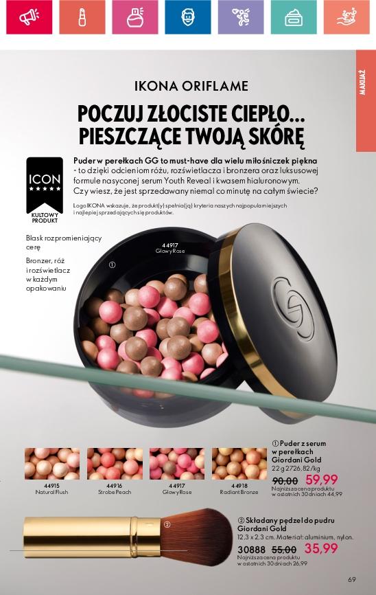Gazetka promocyjna Oriflame str. 69