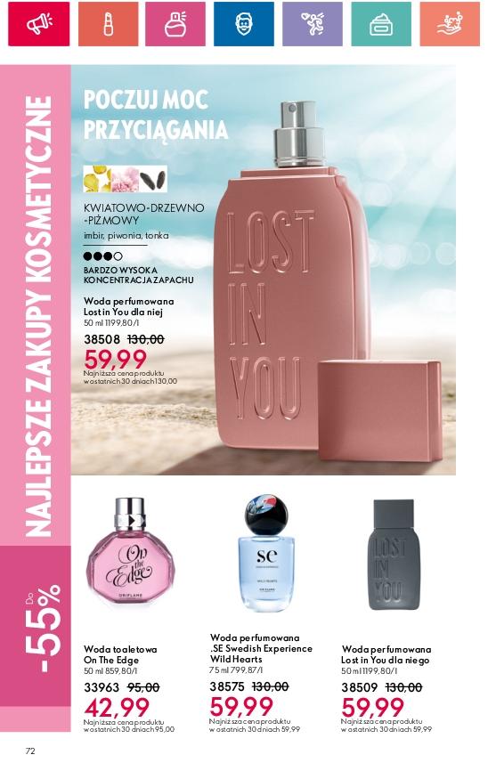 Gazetka promocyjna Oriflame str. 72
