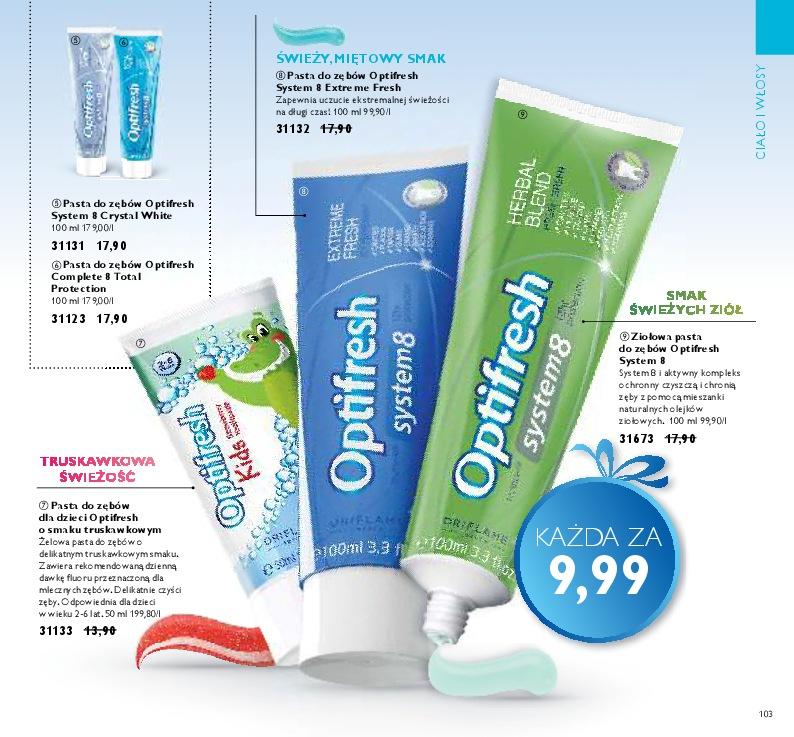 Gazetka promocyjna Oriflame str. 103