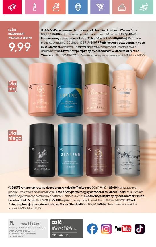 Gazetka promocyjna Oriflame str. 164