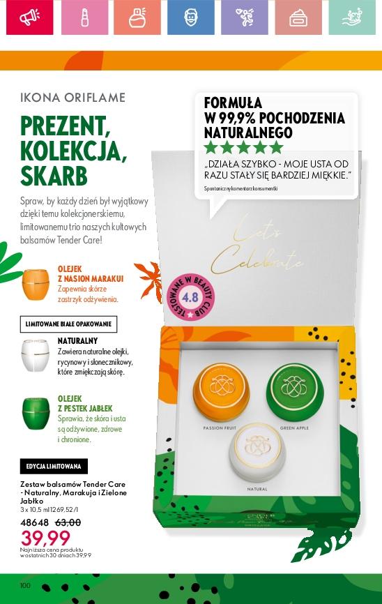 Gazetka promocyjna Oriflame str. 100