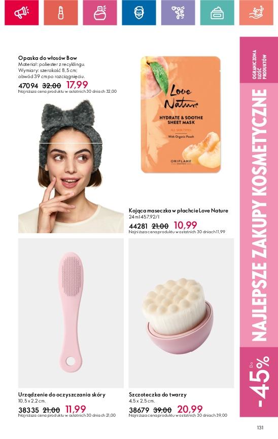 Gazetka promocyjna Oriflame str. 131