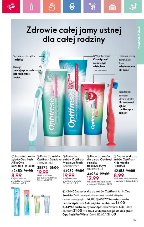 Gazetka promocyjna Oriflame str. 137