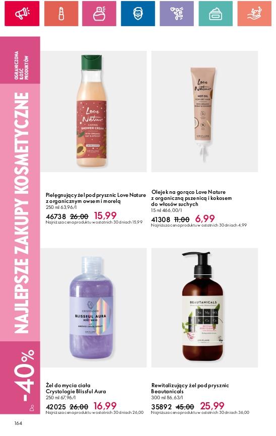 Gazetka promocyjna Oriflame str. 164