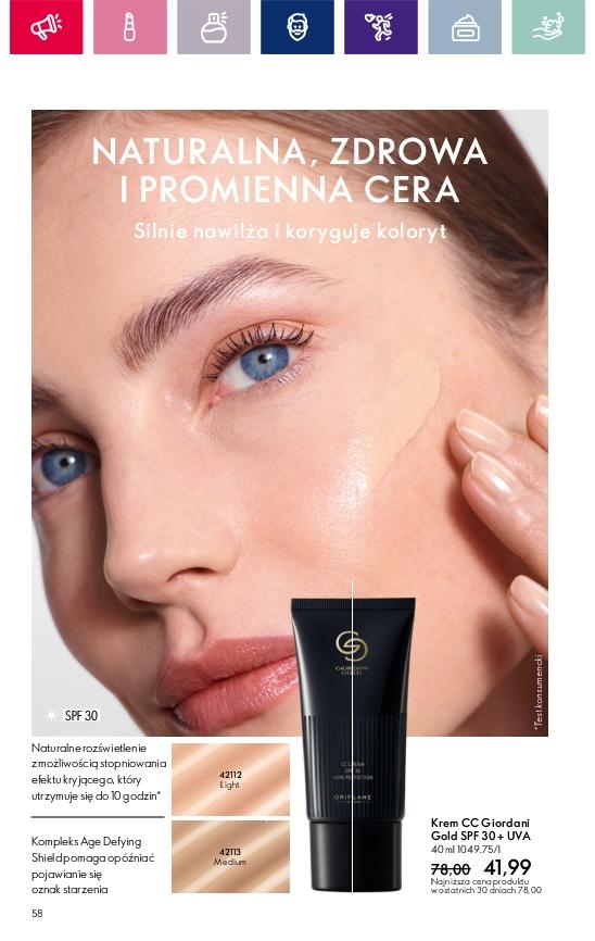 Gazetka promocyjna Oriflame str. 58