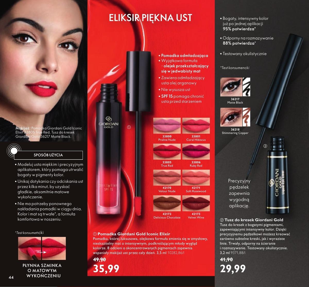 Gazetka promocyjna Oriflame str. 44