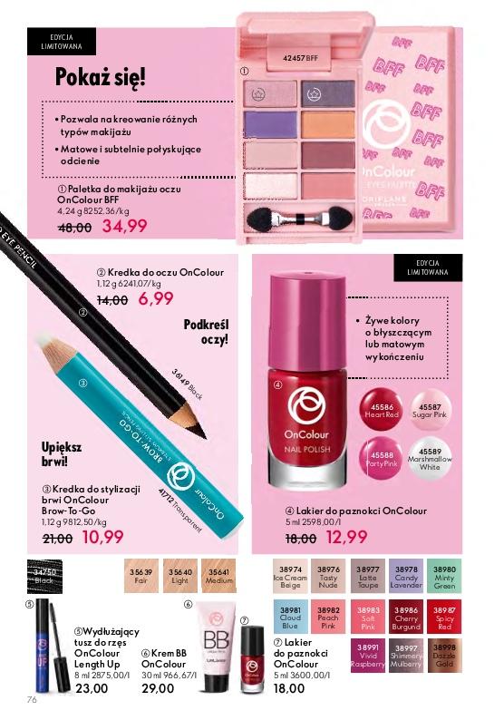 Gazetka promocyjna Oriflame str. 76