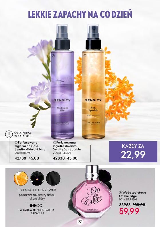 Gazetka promocyjna Oriflame str. 77