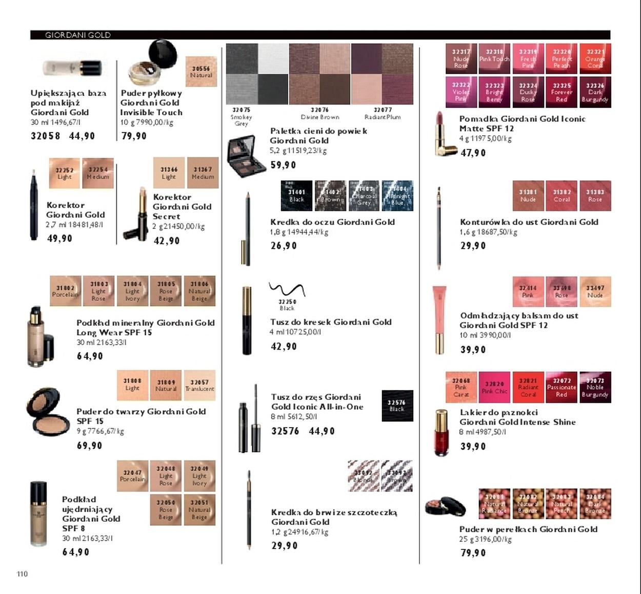 Gazetka promocyjna Oriflame str. 110