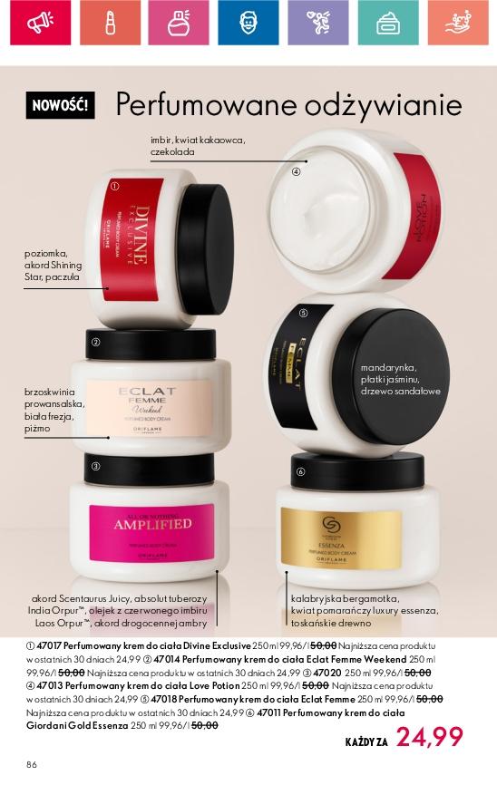 Gazetka promocyjna Oriflame str. 86
