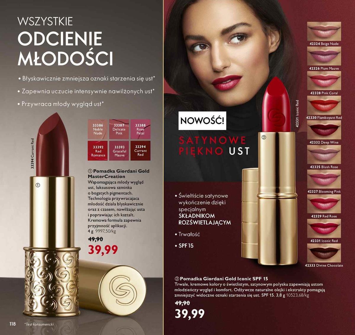 Gazetka promocyjna Oriflame str. 118