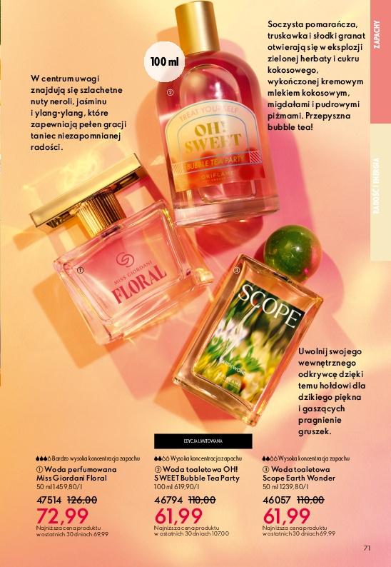 Gazetka promocyjna Oriflame str. 71