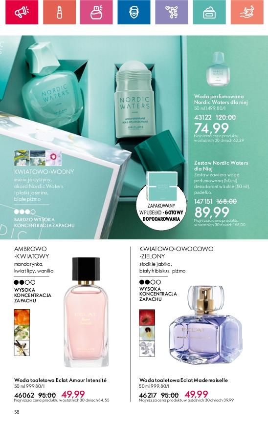 Gazetka promocyjna Oriflame str. 58