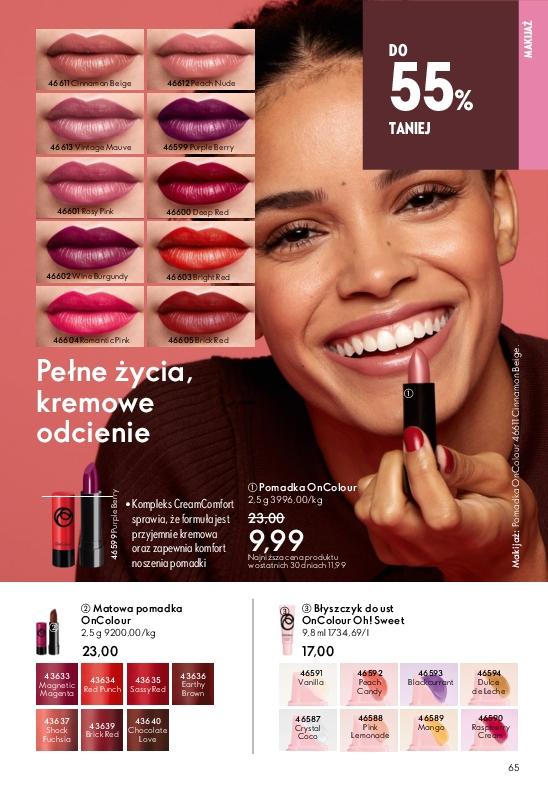 Gazetka promocyjna Oriflame str. 65