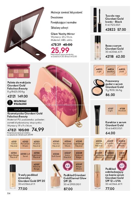 Gazetka promocyjna Oriflame str. 84
