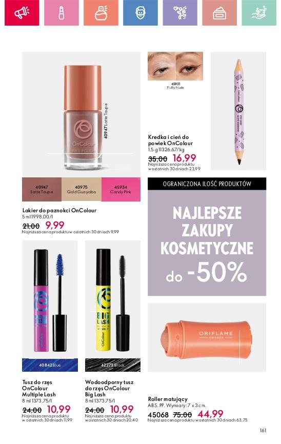 Gazetka promocyjna Oriflame str. 161