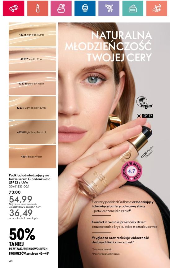 Gazetka promocyjna Oriflame str. 48