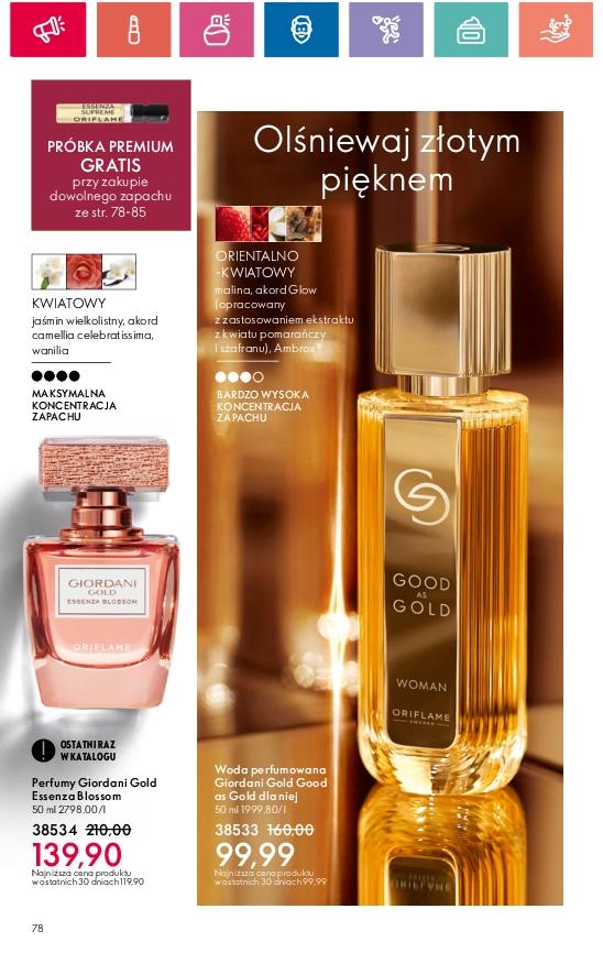 Gazetka promocyjna Oriflame str. 78